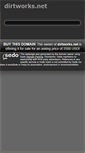 Mobile Screenshot of dirtworks.net