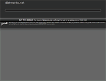 Tablet Screenshot of dirtworks.net